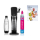 Saturator do wody i akcesoria SodaStream Zestaw saturator Art Black + książka z przepisami